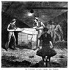 Brooklyn Bridge, 1870. /Nlaborers In The Caisson At The Brooklyn End Of The Bridge. Line Engraving, 1870. Poster Print by Granger Collection - Item # VARGRC0071031