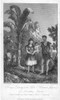 Pitcairn Island. /Ngeorge Young And His Wife (Hannah Adams), Mutineer Of Hms 'Bounty.' Etching And Engraving, English, 1831. Poster Print by Granger Collection - Item # VARGRC0004629