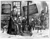 Elementary School, 1875. /N'A Cold Morning In A Country School.' Wood Engraving, American, 1875. Poster Print by Granger Collection - Item # VARGRC0013559
