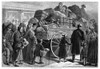 Immigrant Wagon, 1873. /Na Wagon Carrying Luggage Of Immigrants On The Way To The Railroad Station In New York City. Wood Engraving, American, 1873. Poster Print by Granger Collection - Item # VARGRC0370037