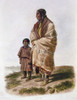 Dakota And Assiniboin. /Na Dakota Woman With An Assiniboin Girl. Print After A Painting By Karl Bodmer, 19Th Century. Poster Print by Granger Collection - Item # VARGRC0120409