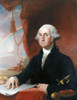 George Washington /N(1732-1799). First President Of The United States. Oil On Canvas By Gilbert Stuart, 1822. Poster Print by Granger Collection - Item # VARGRC0104967