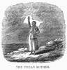 Indian Mother, C1638. /Nan Indian Woman And Child Of Martha'S Vineyard, C1638. Wood Engraving, 19Th Century. Poster Print by Granger Collection - Item # VARGRC0095694