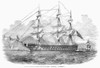 Ship: Nuzetieh, 1854. /Nthe Nuzetieh (Victorious), Flagship Of Admiral Adolphus Slade Of The Turkish Navy. Wood Engraving, English, 1854. Poster Print by Granger Collection - Item # VARGRC0268358