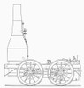 Locomotive, 1830. /Nschematic Drawing Of The 'Best Friend Of Charleston,' First Locomotive Built In The United States For Regular Service On A Railway, Beginning In 1830. Poster Print by Granger Collection - Item # VARGRC0012816