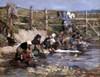 Boudin: Laundresses. /N'Laundresses By A Stream.' Oil On Wood By Eugene Boudin. Poster Print by Granger Collection - Item # VARGRC0057958