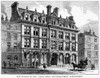 London: Daily News, 1885. /Nview Of The Renovated Offices Of The Daily News On Bouverie Street In London, England. Wood Engraving, English, 1885. Poster Print by Granger Collection - Item # VARGRC0094179