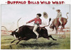 W.F. Cody Poster, C1885. /Nsteer Riding. Buffalo Bill Wild West Show Lithograph Poster, C1885. Poster Print by Granger Collection - Item # VARGRC0010799
