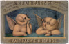 Ad: Lard, C1890. /Nadvertisement For N.K. Fairbanks & Co. Lard Refiners, Showing Two Piglets As Raphael'S Cherubs. Lithograph, C1890. Poster Print by Granger Collection - Item # VARGRC0560406