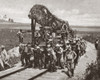 World War I: Camouflage. /Na Heavy French Gun Covered In Camouflage Being Transported To The Fighting Line On The Western Front. Photograph, 1914-1918. Poster Print by Granger Collection - Item # VARGRC0407917