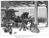 Streetcar Strike, 1889. /Npolice Beating Protesters On Sixth Avenue, During A Streetcar Strike In New York City, January 1889. Contemporary American Engraving. Poster Print by Granger Collection - Item # VARGRC0265311