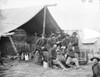 Civil War: Quartermaster. /Ngroup Of The Quartermaster Department Of The 1St Division, 9Th Corps Eating And Drinking In Petersburg, Virginia. Photograph, 1864. Poster Print by Granger Collection - Item # VARGRC0409222