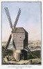 Windmill, 18Th Century. /Nline Engraving, French, 18Th Century. Poster Print by Granger Collection - Item # VARGRC0104375