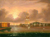 Chambers: New York. /N'Threatening Sky, Bay Of New York.' Oil On Canvas By Thomas Chambers, Mid-19Th Century. Poster Print by Granger Collection - Item # VARGRC0620074
