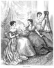 Women'S Fashion, 1867. /N'Opera Toilettes.' Wood Engraving, 1867, From An American Magazine. Poster Print by Granger Collection - Item # VARGRC0018452