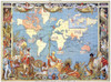 Map: British Empire, 1886. /Nmap, 1886, Of The British Empire By Walter Crane. The Small Insert Shows, In Red, The Extent Of The British Territories In 1786. Poster Print by Granger Collection - Item # VARGRC0043491