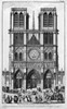 Paris: Notre Dame, 1748. /Nthe Facade Of Notre Dame Cathedral In Paris, France. Line Engraving, 1748. Poster Print by Granger Collection - Item # VARGRC0117330 Paris: Notre Dame, 1748. /Nthe Facade Of Notre Dame Cathedral In Paris, France. Line Engraving, 1748. Poster Print by Granger Collection - Item # VARGRC0117330