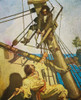 Treasure Island, 1911. /Nisrael Hands. Illustration, 1911, By N.C. Wyeth For Robert Louis Stevenson'S 'Treasure Island.' Poster Print by Granger Collection - Item # VARGRC0010988