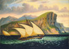 Chambers: Gibraltar. /N'Felucca Off Gibraltar.' Oil On Canvas By Thomas Chambers, Mid-19Th Century. Poster Print by Granger Collection - Item # VARGRC0620084