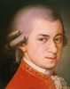 Wolfgang Amadeus Mozart. /N(1756-1791). Austrian Composer. Detail Of A Posthumous Oil Painting, 1819, By Barbara Krafft. Poster Print by Granger Collection - Item # VARGRC0023862