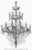 Parliament: Chandelier. /Nchandelier In The Great Central Hall Of The New Houses Of Parliament (Palace Of Westminster) London, England. Wood Engraving, English, 1855. Poster Print by Granger Collection - Item # VARGRC0096391