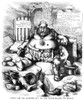 Nast: Tweed'S Downfall. /Nthomas Nast'S Cartoon Comment On The Downfall Of William M. 'Boss' Tweed In The New York City And State Elections Of 1871. Poster Print by Granger Collection - Item # VARGRC0078063