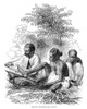 Ceylon: Cinnamon, 1882. /Nnatives Of Ceylon Peeling Cinnamon Bark. Wood Engraving, 1882. Poster Print by Granger Collection - Item # VARGRC0323210