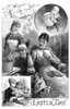 Easter, 1884. /Nscenes From Easter Day. Engraving, American, 1884. Poster Print by Granger Collection - Item # VARGRC0265323