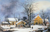 Winter Scene, 1864. /N'Winter In The Country: A Cold Morning.' Lithograph, 1864, By Currier & Ives. Poster Print by Granger Collection - Item # VARGRC0011717