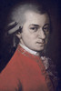 Wolfgang Amadeus Mozart /N(1756-1791). Austrian Composer. Detail Of A Posthumous Oil Painting, 1819, By Barbara Krafft. Poster Print by Granger Collection - Item # VARGRC0023541