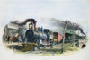 Locomotive, C1870. /Nsteel Engraving, American, C1870. Poster Print by Granger Collection - Item # VARGRC0085441