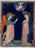 The Annunciation. /Nflorentine Manuscript Illumination, Early 14Th Century. Poster Print by Granger Collection - Item # VARGRC0026412