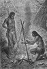 Columbia: Natives, 1879. /Npreparation Of Poisonous Frog By Indigenous People Of Colombia. Wood Engraving, French, 1879. Poster Print by Granger Collection - Item # VARGRC0095730