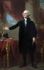 George Washington /N(1732-1799). 1St President Of The United States. Oil On Canvas, 1796, By Gilbert Stuart, Known As The Lansdowne Portrait. Poster Print by Granger Collection - Item # VARGRC0007065