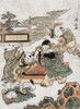 China: Children Playing. /Nchinese Children Fighting While Playing The Game Of 'Go' From The Series 'Karako Asobi.' Color Woodcut By Torii Kiyonaga, C1781-89. Poster Print by Granger Collection - Item # VARGRC0118040