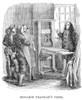 Benjamin Franklin'S Press. /Nwood Engraving, 19Th Century. Poster Print by Granger Collection - Item # VARGRC0087718