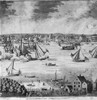 New York City, 1717. /Na View Of New York City. Detail Of A Engraving By William Burgis, 1717. Poster Print by Granger Collection - Item # VARGRC0259415
