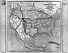 America And Mexico, 1846. /Namerican 'Map Of The United States And Mexico, Including Oregon, Texas And The Californias,' 1846, Before The Mexican War. Poster Print by Granger Collection - Item # VARGRC0128557