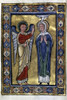 The Annunciation. /Nfrench Manuscript Illumination, Late 12Th Or Early 13Th Century. Poster Print by Granger Collection - Item # VARGRC0029036