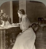Edith K. C. Roosevelt /N(1861-1948). Wife Of President Theodore Roosevelt, Photographed At Her Desk In The White House Private Library, 1908. Poster Print by Granger Collection - Item # VARGRC0090177