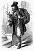Peddler, 19Th Century. /Nline Engraving, 19Th Century. Poster Print by Granger Collection - Item # VARGRC0080102