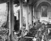 World War I: Hospital, 1918. /Nthe Ruins Of A Church In Neuvilly, France, Being Used As A Temporary Hospital For Wounded American Soldiers. Photograph, 20 September 1918. Poster Print by Granger Collection - Item # VARGRC0183759