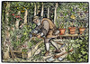 The Gardener, 1550. /Nwoodcut, German, C1550. Poster Print by Granger Collection - Item # VARGRC0085517