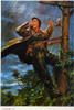 China: Poster, 1973. /N'I Am A Sea Swallow'. A Female Army Officer And Communications Unit Repairing Telephone Lines After A Coastal Typhoon. Chinese Poster, 1973. Poster Print by Granger Collection - Item # VARGRC0011398