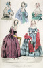 Fashion Print. /Namerican Color Fashion Print, April 1842, From Godey'S Lady'S Book. Poster Print by Granger Collection - Item # VARGRC0007205