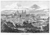 Guatemala City, 1890. /Nthe Capital Of Guatemala In The Central Valley Dominated By The Agua Volcano. Wood Engraving, English, 1890. Poster Print by Granger Collection - Item # VARGRC0088586