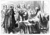 John Calvin (1509-1564). /Nfrench Theologian And Reformer. Calvin Addressing The Council Of Geneva, Switzerland, For The Last Time, 1564. Wood Engraving, 19Th Century. Poster Print by Granger Collection - Item # VARGRC0058925