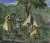 Native American Women: Farming, 1835. /Nnative American Indian Women Engaged In Agricultural Tasks. Wood Engraving, C1835. Poster Print by Granger Collection - Item # VARGRC0040920