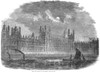 Great Britain: Parliament. /Nthe Houses Of Parliament As They Appeared In 1852. Wood Engraving, English, 1852. Poster Print by Granger Collection - Item # VARGRC0078246