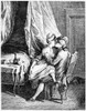 Lovers, 18Th Century. /Nline Engraving, Probably French, 18Th Century. Poster Print by Granger Collection - Item # VARGRC0027740